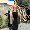 Long Backless Dress